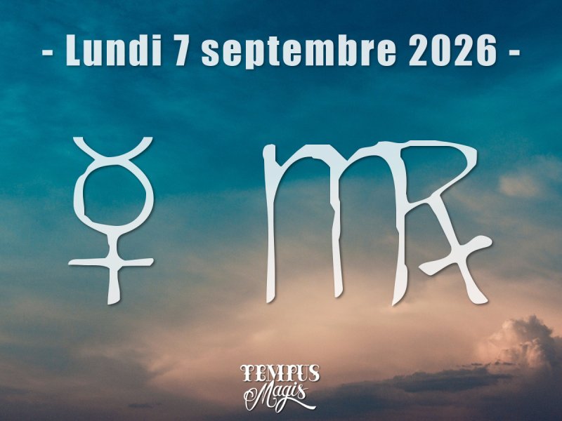Mercure en Vierge - lundi 7 septembre 2026