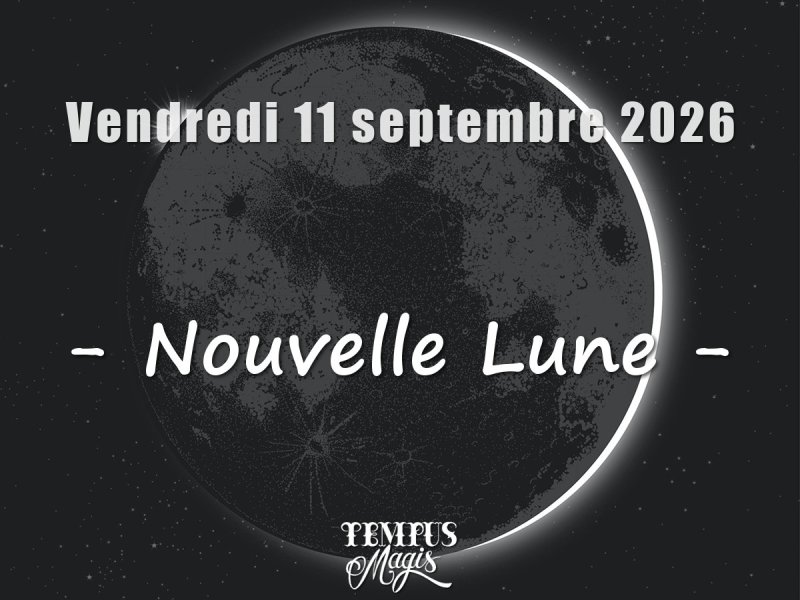 Nouvelle Lune - Vendredi 11 septembre 2026
