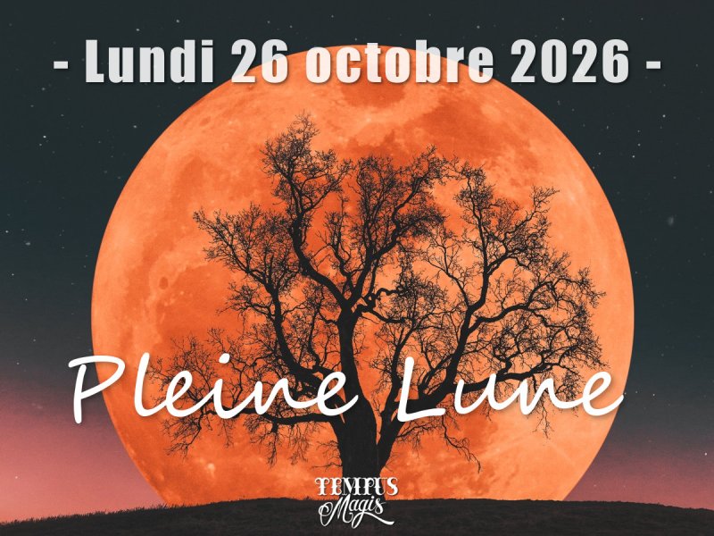 Pleine Lune - Lundi 26 octobre 2026