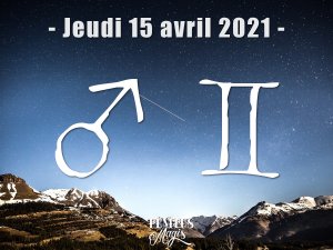 Mars en Gémeaux (15/04/2021)