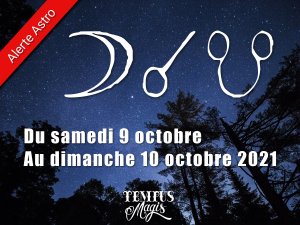 Conjonction Lune / Noeud lunaire Sud (8/10/2021)