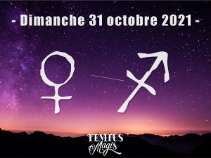Vénus en Sagittaire (31/10/2021)