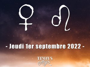 Vénus en Lion (1/09/2022)