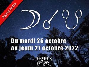 Conjonction Lune / Noeud lunaire Sud (25/10/2022)