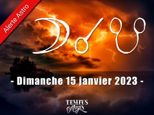 Conjonction Lune / Noeud lunaire Sud (15/01/2023)