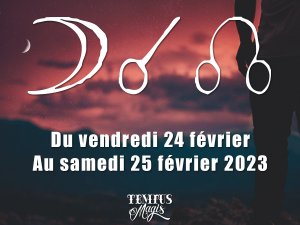 Conjonction Lune / Noeud lunaire Nord (24/02/2023)
