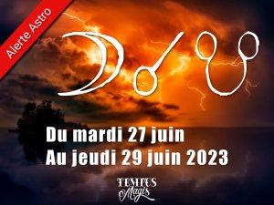 Conjonction Lune / Noeud lunaire Sud (27/06/2023)