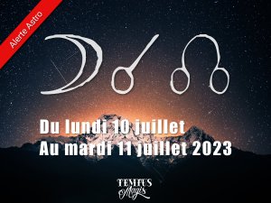 Conjonction Lune / Noeud lunaire Nord (10/07/2023)