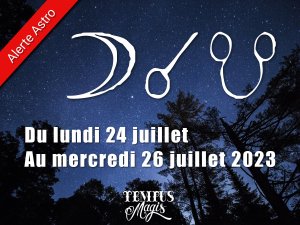 Conjonction Lune / Noeud lunaire Sud (25/07/2023)