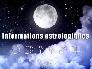 Informatons astrologiques du week-end (5/10/2023)