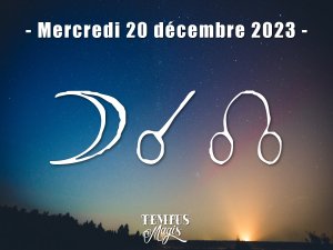 Conjonction Lune / Noeud lunaire Nord (20/12/2023)