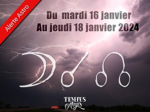 Conjonction Lune / Noeud lunaire Nord (16/01/2024)