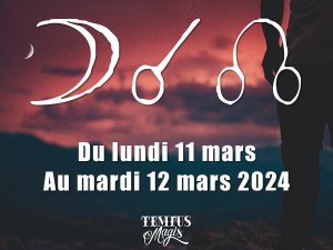Conjonction Lune / Noeud lunaire Nord (11/03/2024)