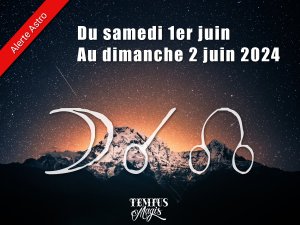 Conjonction Lune / Noeud lunaire Nord (01/06/2024)