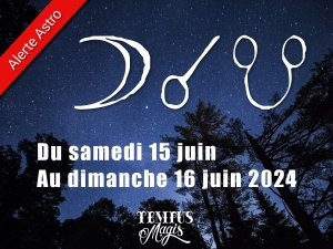 Conjonction Lune / Noeud lunaire Sud (15/06/2024)