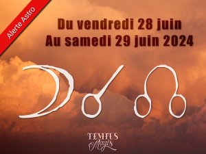 Conjonction Lune / Noeud lunaire Nord (28/06/2024)