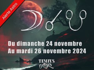 Conjonction Lune / Noeud lunaire sud (25/11/2024)