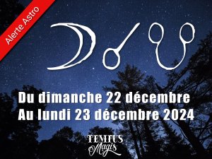 Conjonction Lune / Noeud lunaire Sud (22/12/2024)