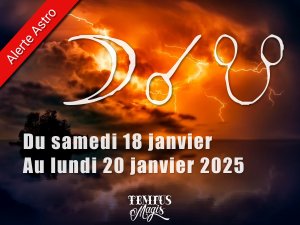 Conjonction Lune / Noeud lunaire Sud (Janvier 2025)