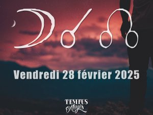 Conjonction Lune / Noeud lunaire nord - Vendredi 28 février 2025