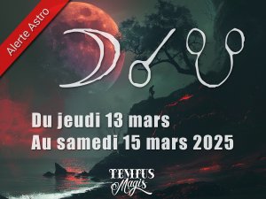 Conjonction Lune / Noeud lunaire Sud (13/03/2025)