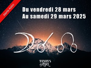 Conjonction Lune / Noeud lunaire Nord (27/03/2025)