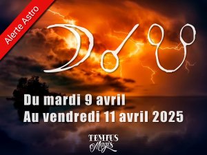 Conjonction Lune / Noeud lunaire Sud (09/04/2025)