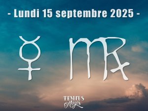 Mercure en Vierge - Lundi 15 septembre 2025