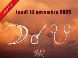 Conjonction Lune / Noeud lunaire Sud - Jeudi 13/11/2025