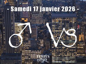 Mars en Capricorne - Samedi 17/01/2026