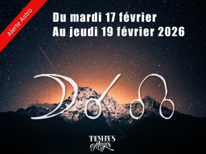 Conjonction Lune / Noeud lunaire Nord 17/02/2026