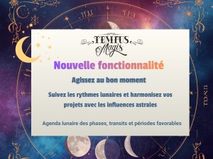 Choisir en un clic le jour et l'heure favorables pour vos projets (08-2026)