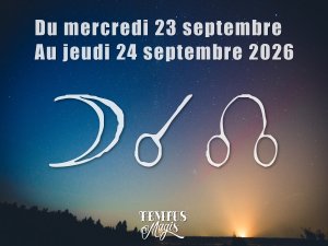 Conjonction Lune / Noeud lunaire Nord Mercredi 23/09/2026