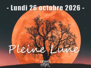 Pleine Lune - Lundi 26 octobre 2026