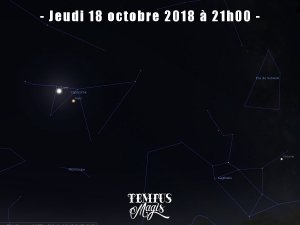 Observation conjonction Lune / Mars (18/10/2018)