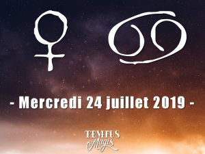 Vénus entre en Cancer (24/07/2019)