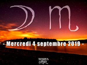 Lune en Scorpion (04/09/2019)