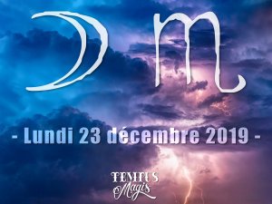 Lune en Scorpion (23/12/2019)