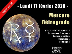 Mercure rétrograde février 2020