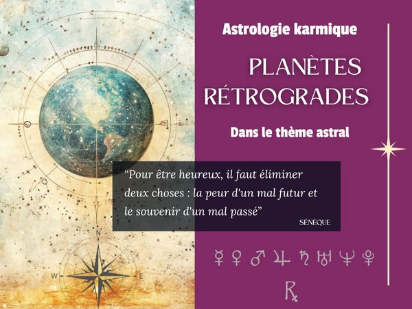 Planètes rétrogrades dans le thème astral