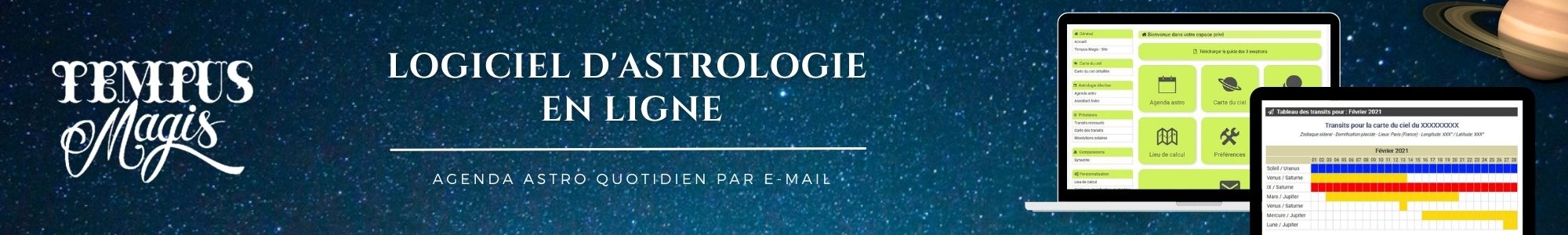 Logiciel d'astrologie Tempus Magis